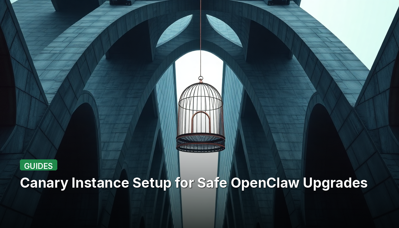 Configuração de Instância Canary para Atualizações Seguras do OpenClaw