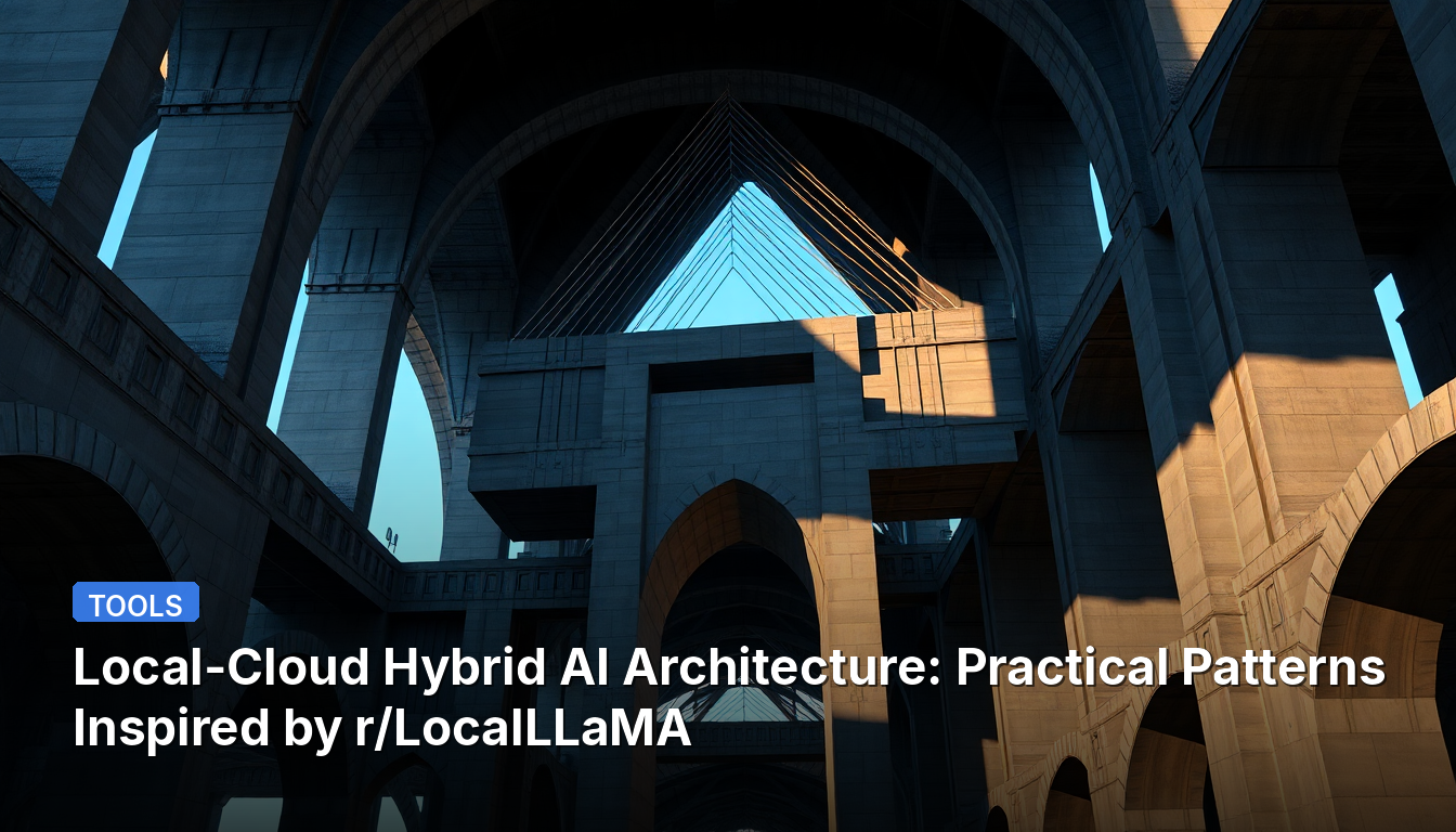 Arquitetura Híbrida de IA Local-Nuvem: Padrões Práticos Inspirados por r/LocalLLaMA