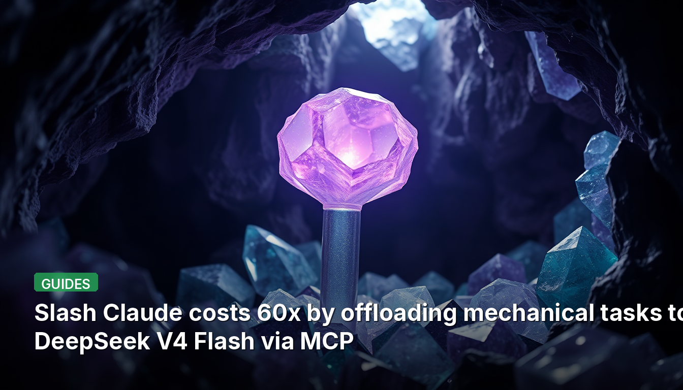 Reduza Custos do Claude em 60x Transferindo Tarefas Mecânicas para o DeepSeek V4 Flash via MCP