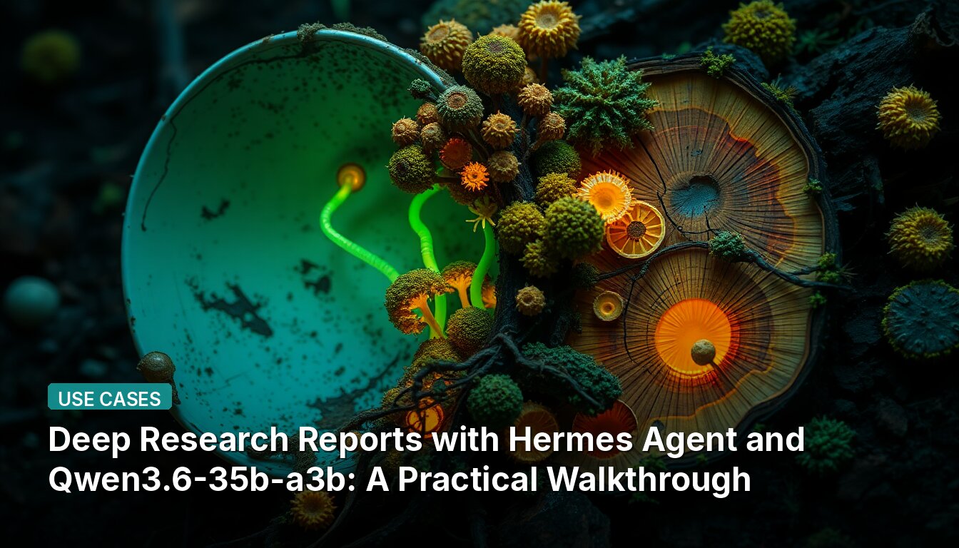 Tiefgehende Forschungsberichte mit Hermes Agent und Qwen3.6-35b-a3b: Ein praktischer Leitfaden