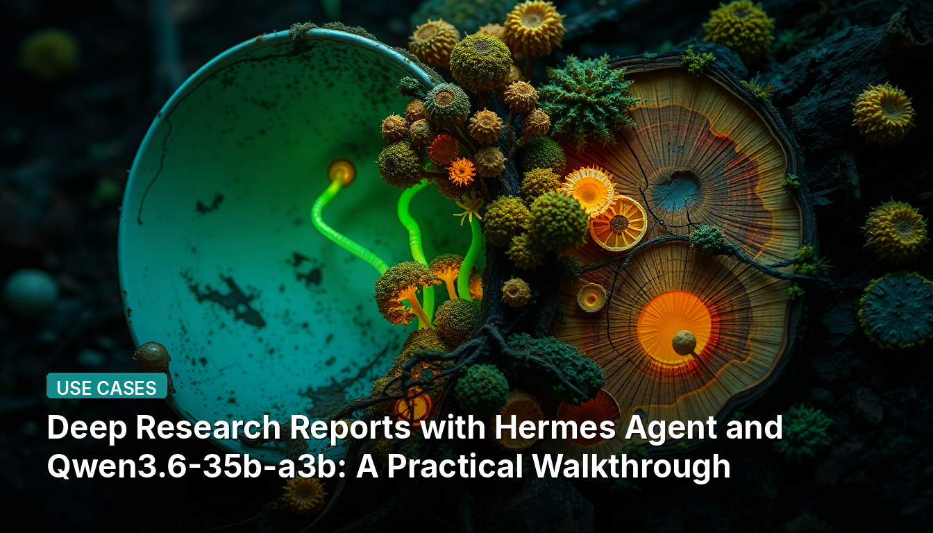 Relatórios de Pesquisa Profunda com Hermes Agent e Qwen3.6-35b-a3b: Um Guia Prático