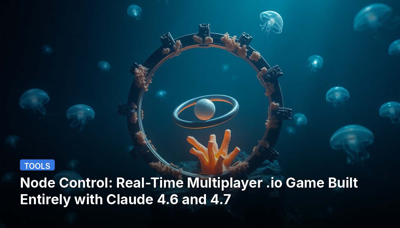 Controle de Nó: Jogo .io Multijogador em Tempo Real Construído Inteiramente com Claude 4.6 e 4.7