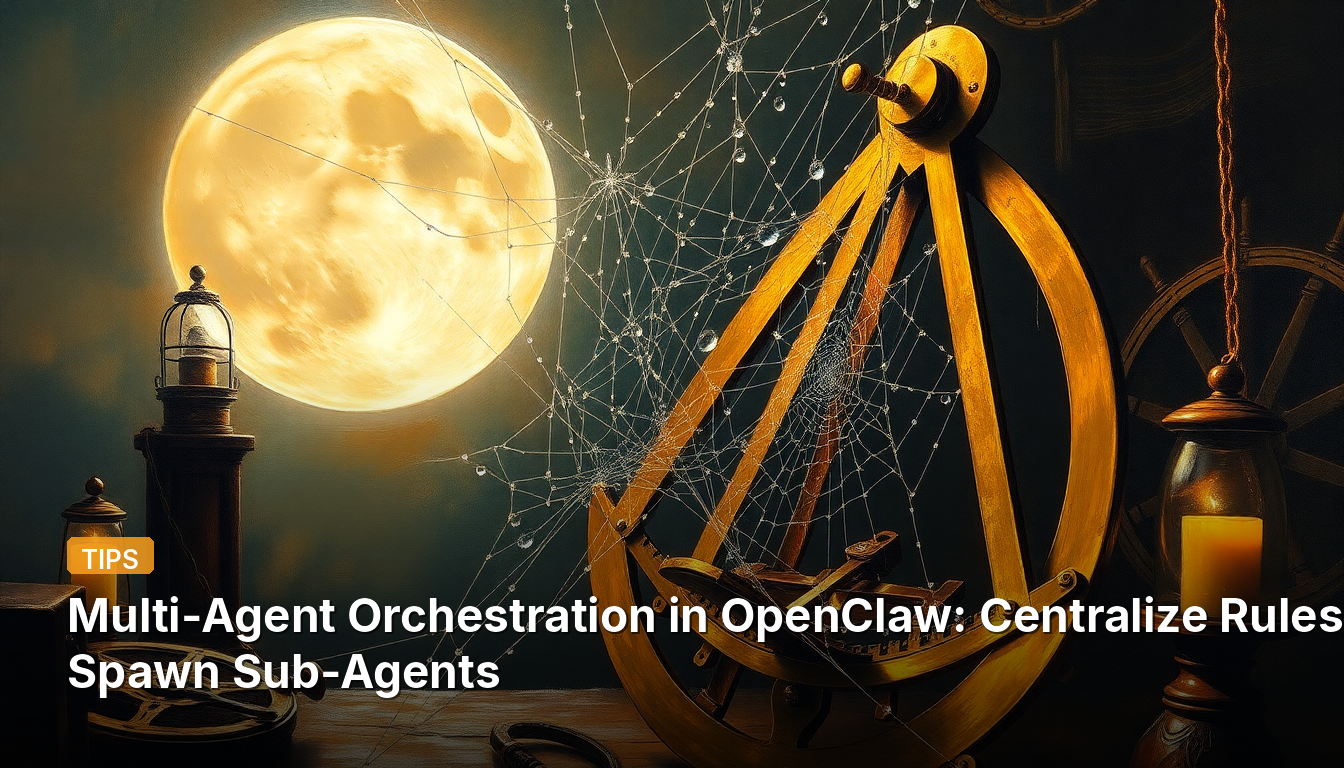 Multi-Agent Orchestration in OpenClaw: Centralize Rules, Spawn Sub-Agents