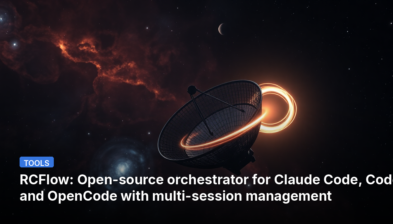 RCFlow: Claude Code, Codex 및 OpenCode를 위한 멀티 세션 관리 기능이 있는 오픈소스 오케스트레이터