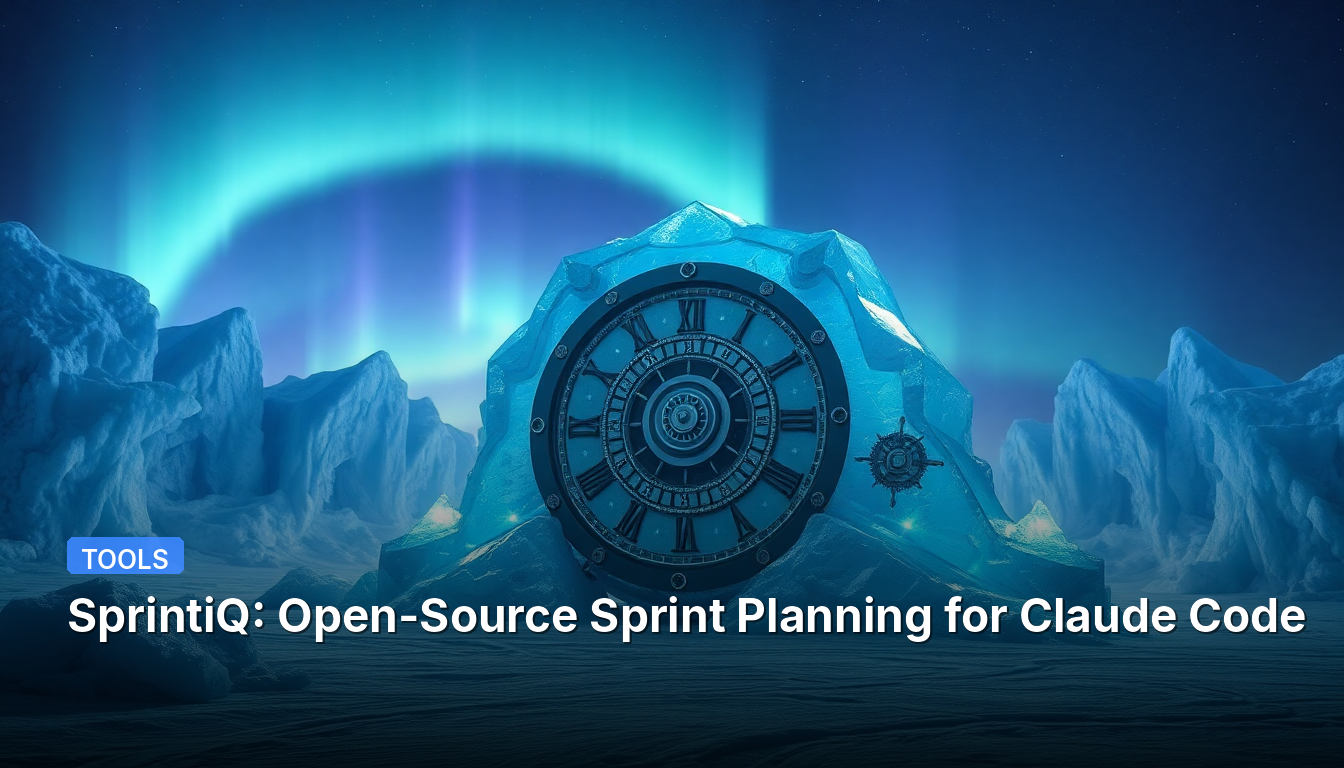 SprintiQ: Claude Code를 위한 오픈소스 스프린트 계획