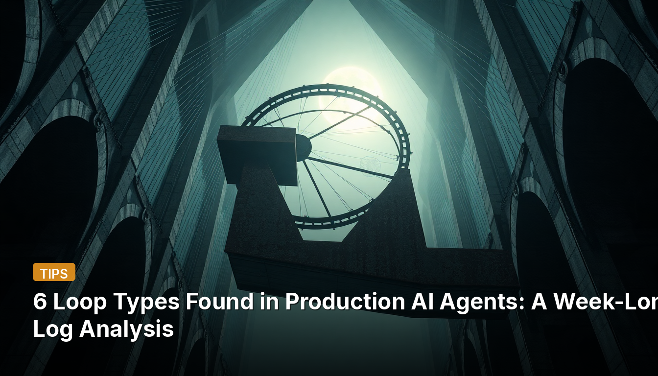 6 types de boucles trouvés dans les agents IA en production : une analyse de logs sur une semaine