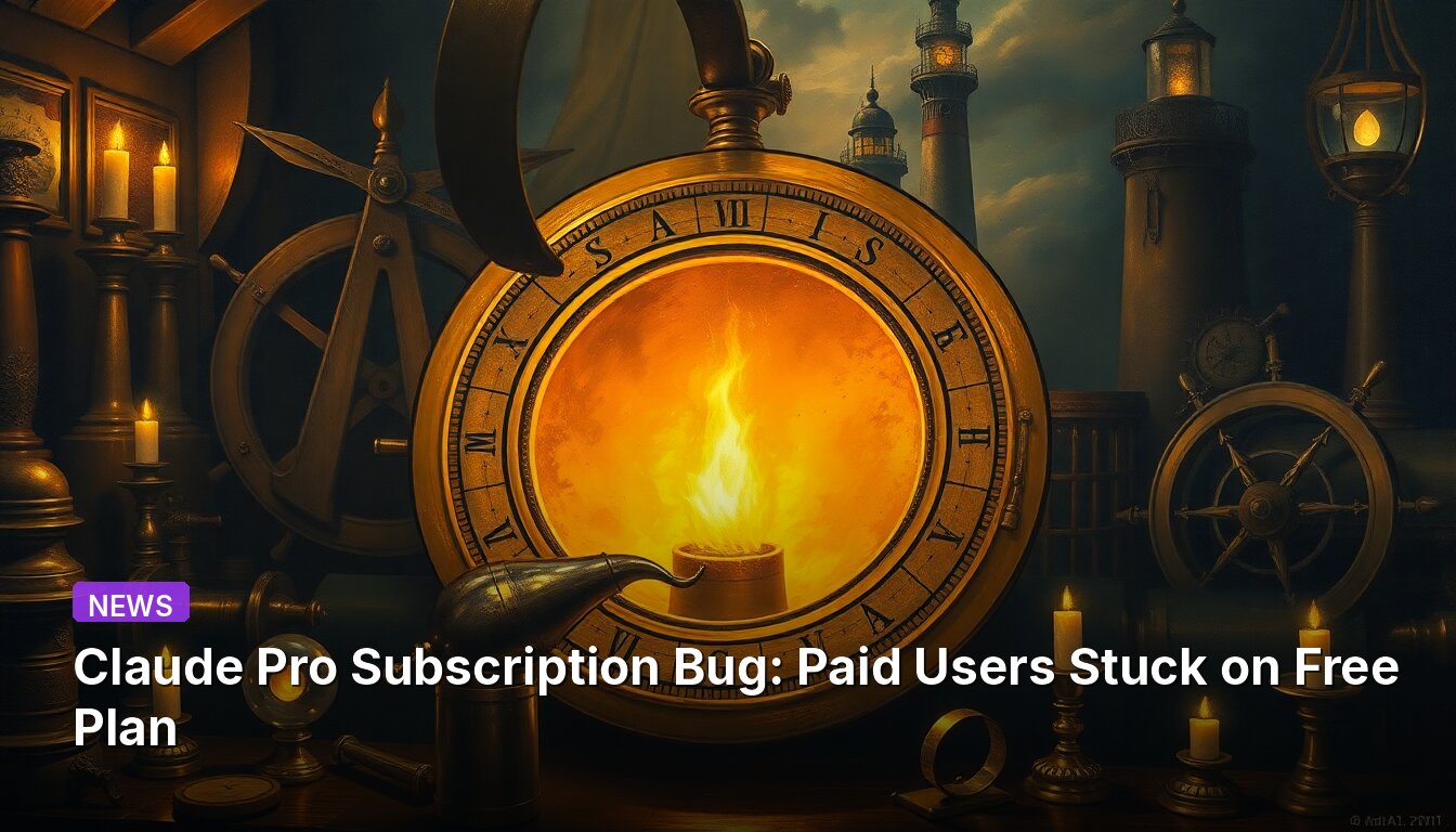 Claude Pro Subscription Bug: Paid Users Stuck on Free Plan