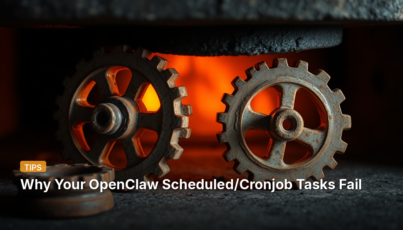 Why Your OpenClaw Scheduled/Cronjob Tasks Fail