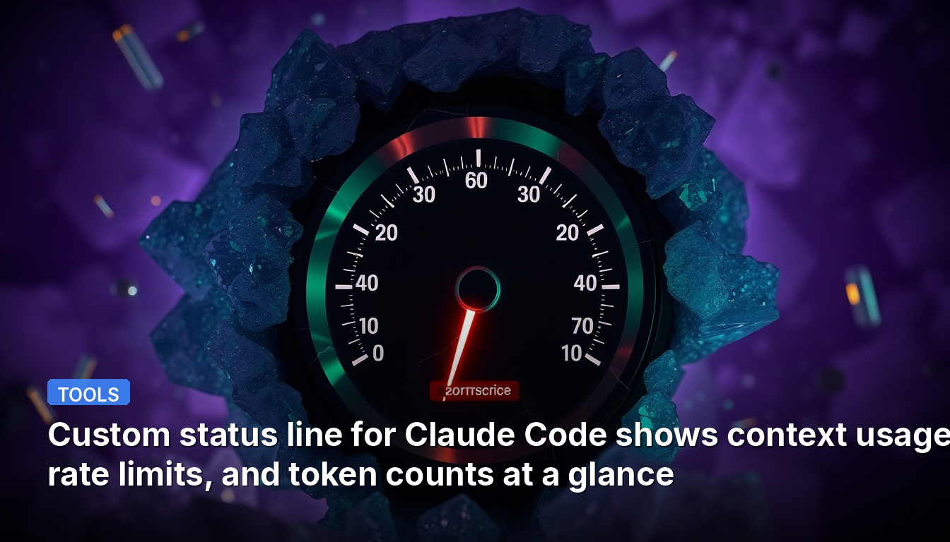 Claude Code用カスタムステータスライン:コンテキスト使用状況、レート制限、トークン数を一目で把握