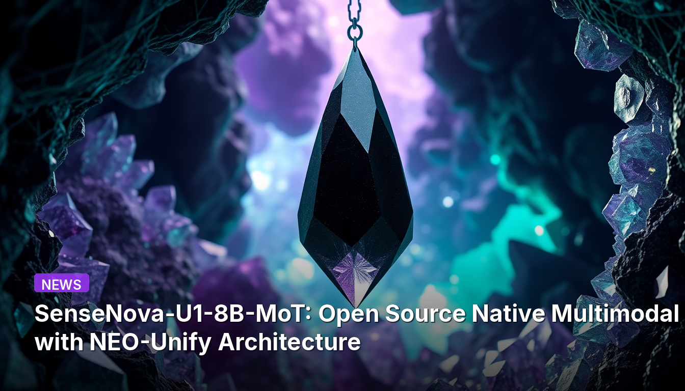 SenseNova-U1-8B-MoT: Modelo Nativo Multimodal de Código Aberto com Arquitetura NEO-Unify