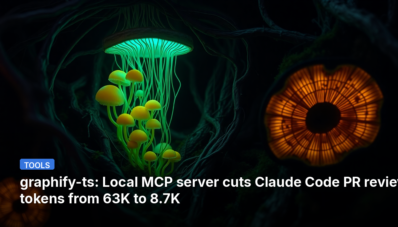 graphify-ts: ローカルMCPサーバーがClaude CodeのPRレビュートークンを63Kから8.7Kに削減