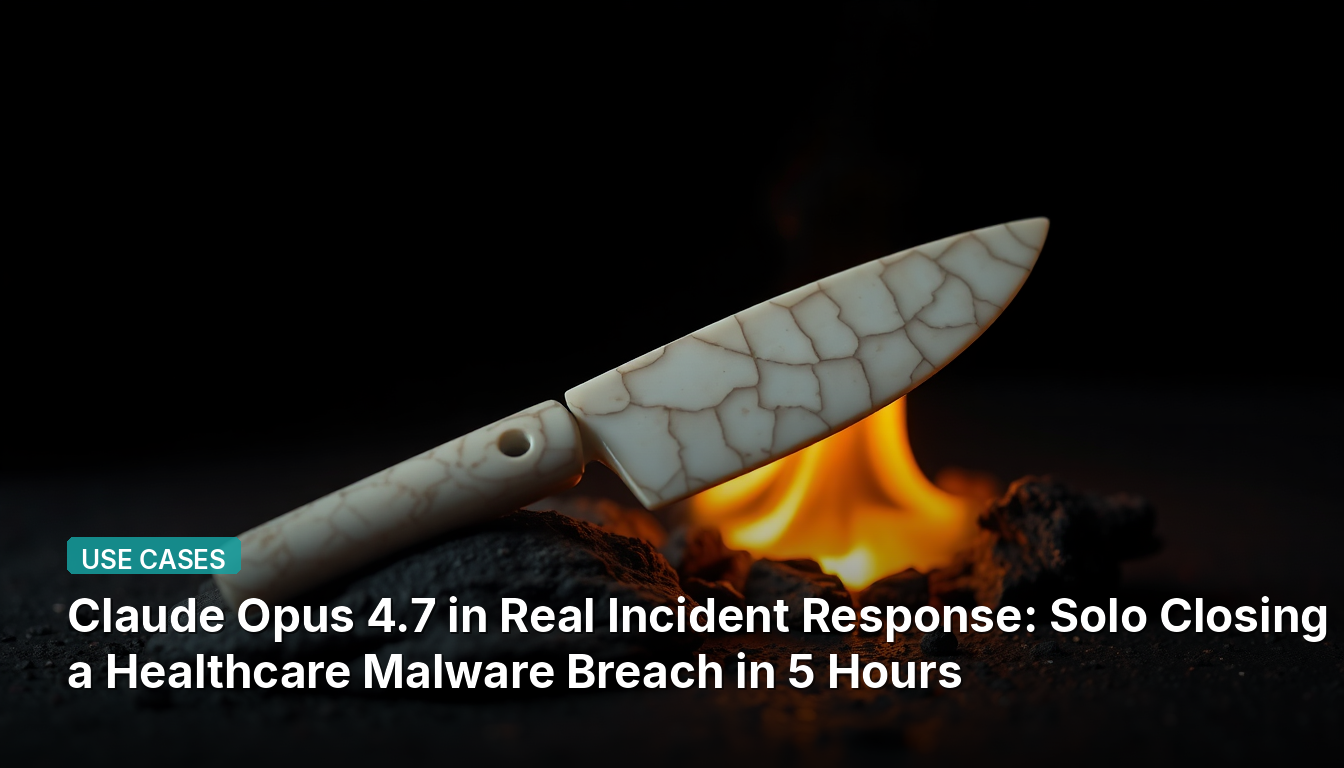 Claude Opus 4.7 na Resposta a Incidentes Reais: Fechando Sozinho uma Violação de Malware na Saúde em 5 Horas