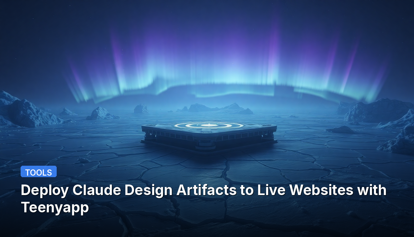 Deploy Claude Design Artifacts to Live Websites with Teenyapp