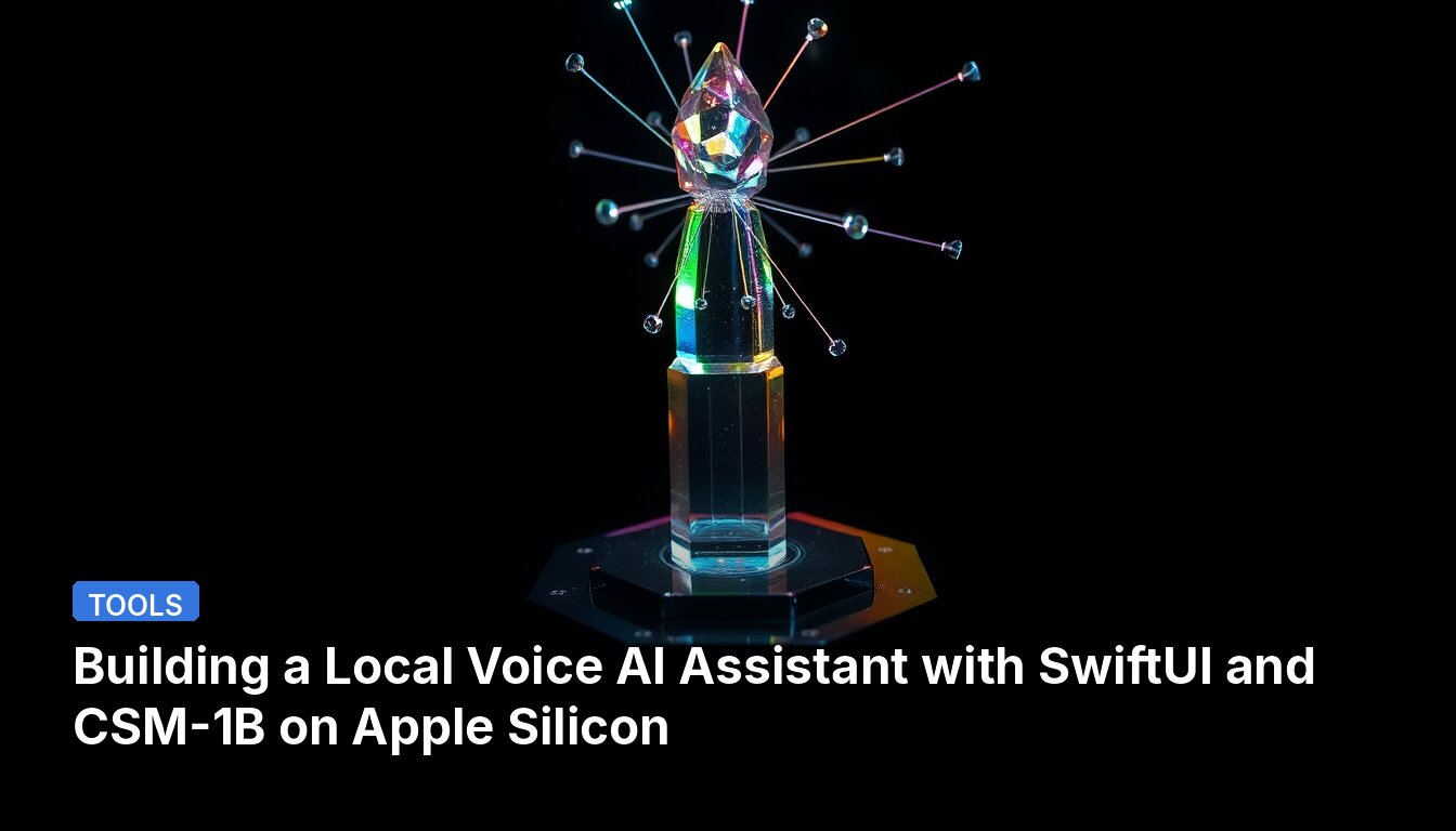 Construindo um Assistente de Voz com IA Local usando SwiftUI e CSM-1B no Apple Silicon