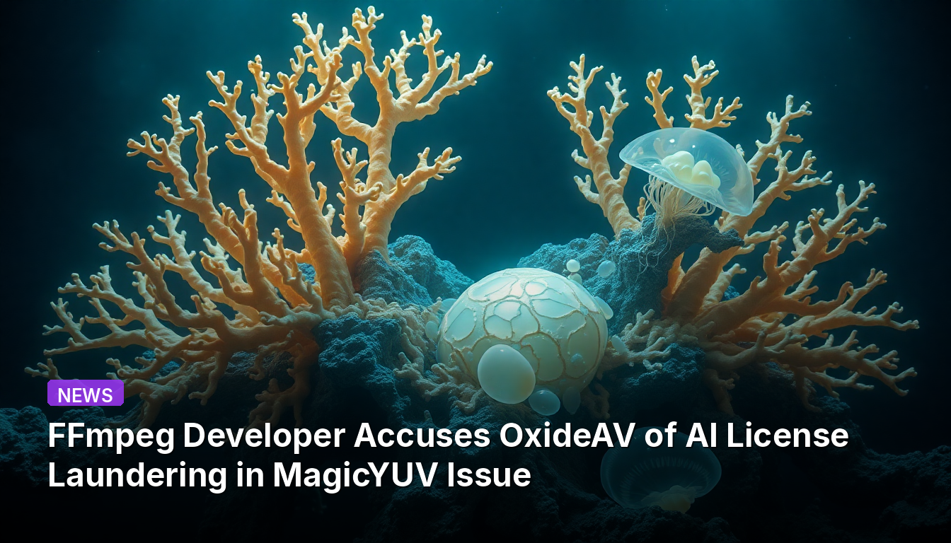 Un développeur de FFmpeg accuse OxideAV de blanchiment de licence IA dans le problème MagicYUV