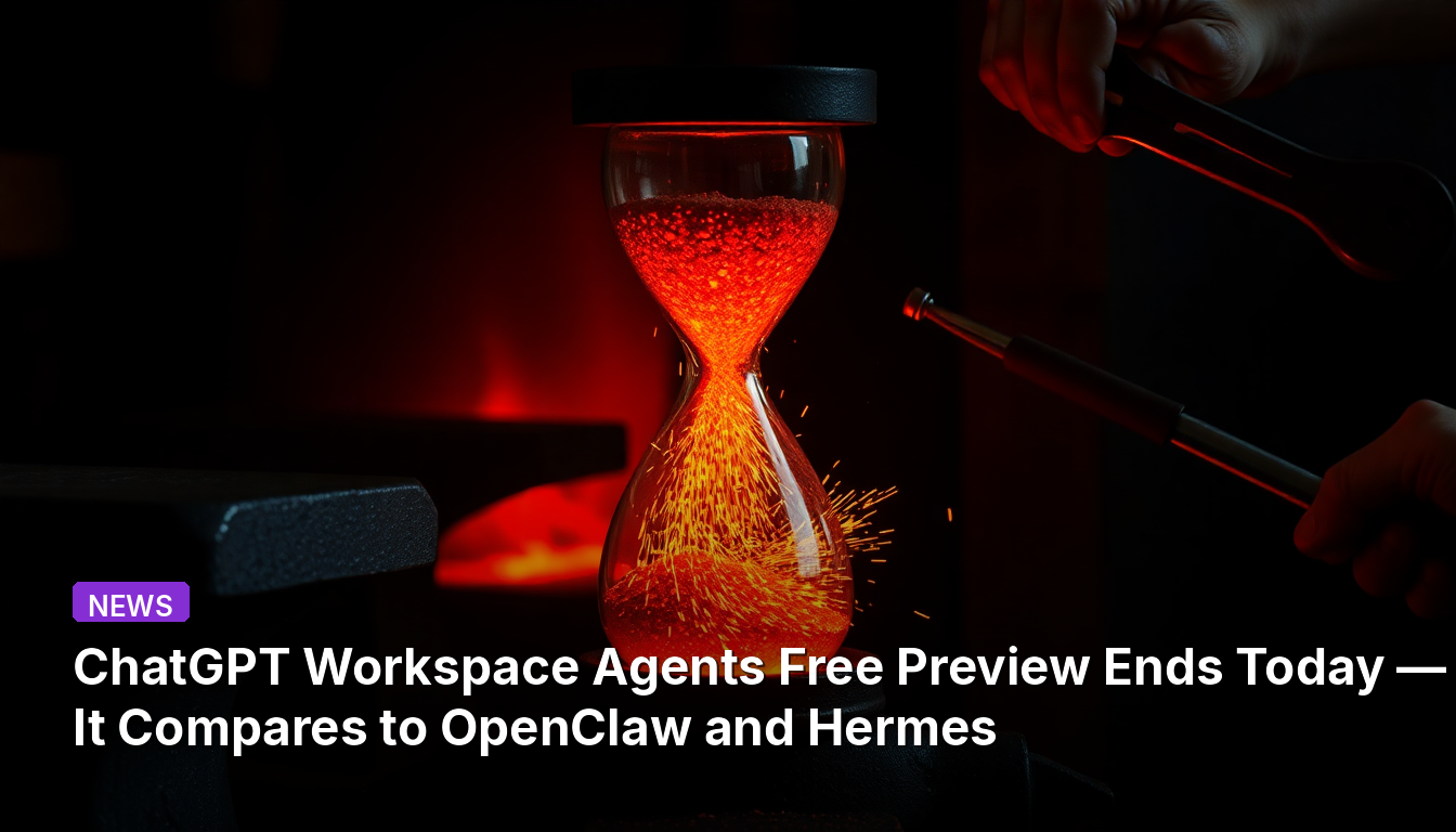 Versão Gratuita do ChatGPT Workspace Agents Termina Hoje — Comparação com OpenClaw e Hermes