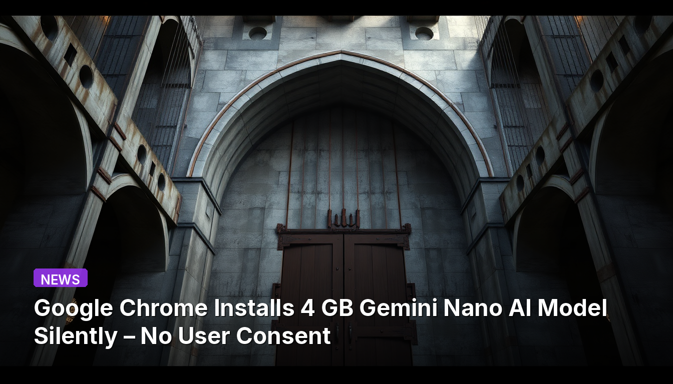 Google Chrome installe silencieusement le modèle IA Gemini Nano de 4 Go – sans consentement de l'utilisateur