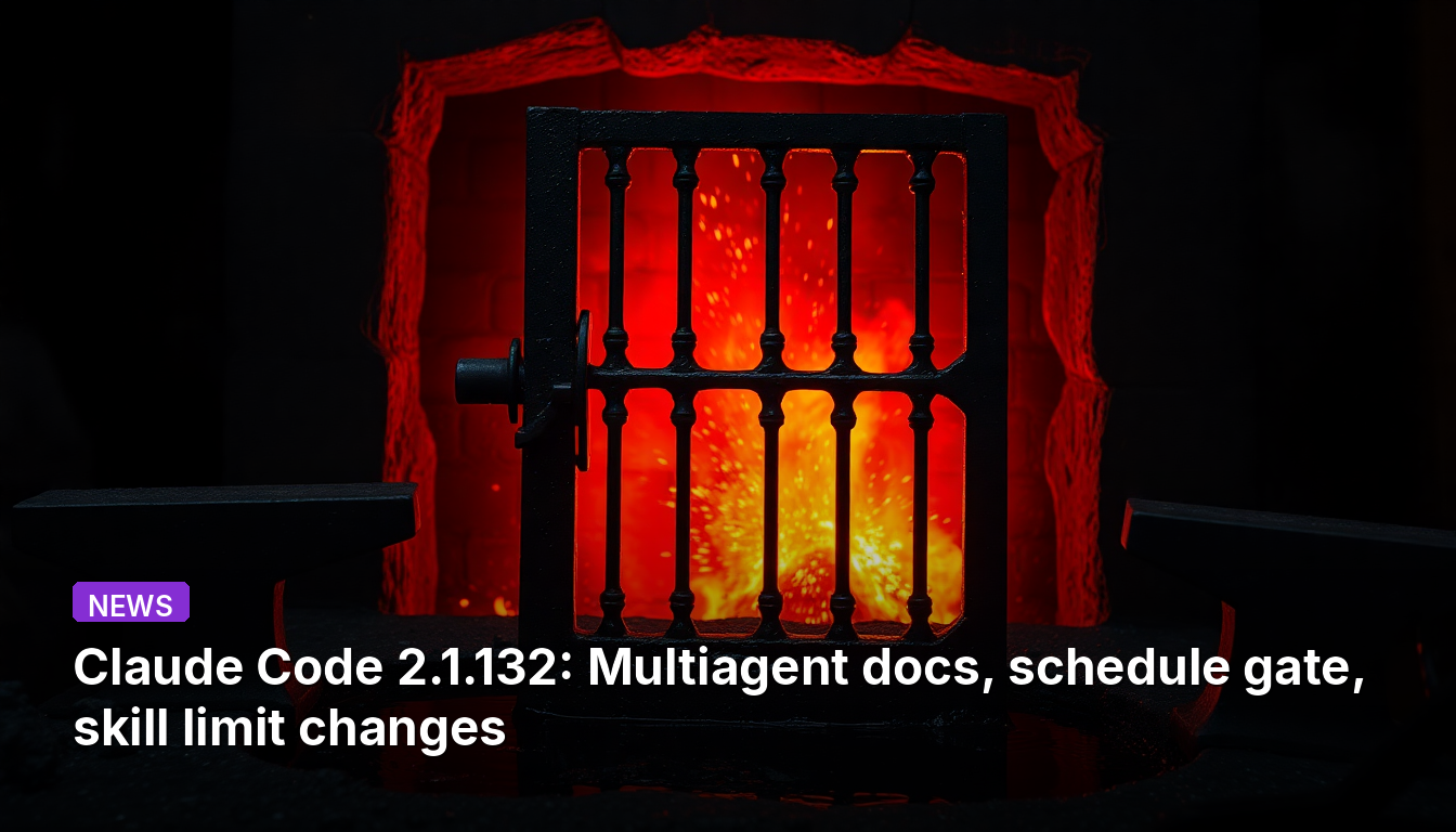Claude Code 2.1.132 : Documentation multi-agents, porte de planification, changements de limite de compétences