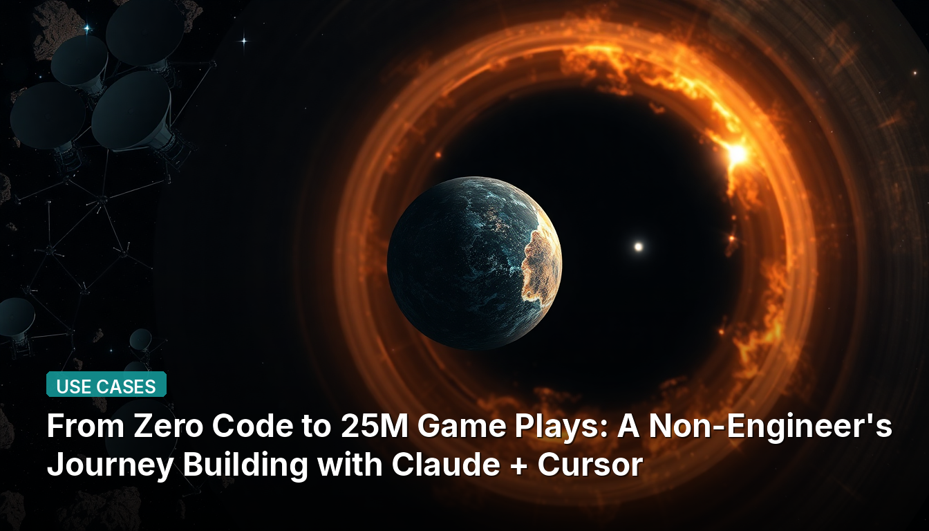 Do zero de código a 25 milhões de jogadas: A jornada de um não-engenheiro construindo com Claude + Cursor