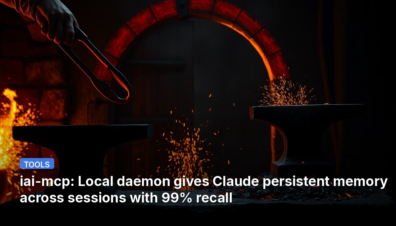 iai-mcp: un demonio local le proporciona a Claude memoria persistente entre sesiones con un 99% de acierto