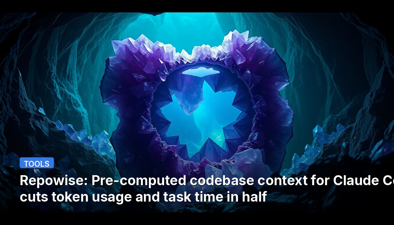 Repowise : Le contexte de base de code précalculé pour Claude Code réduit de moitié l'utilisation du token et le temps de tâche.