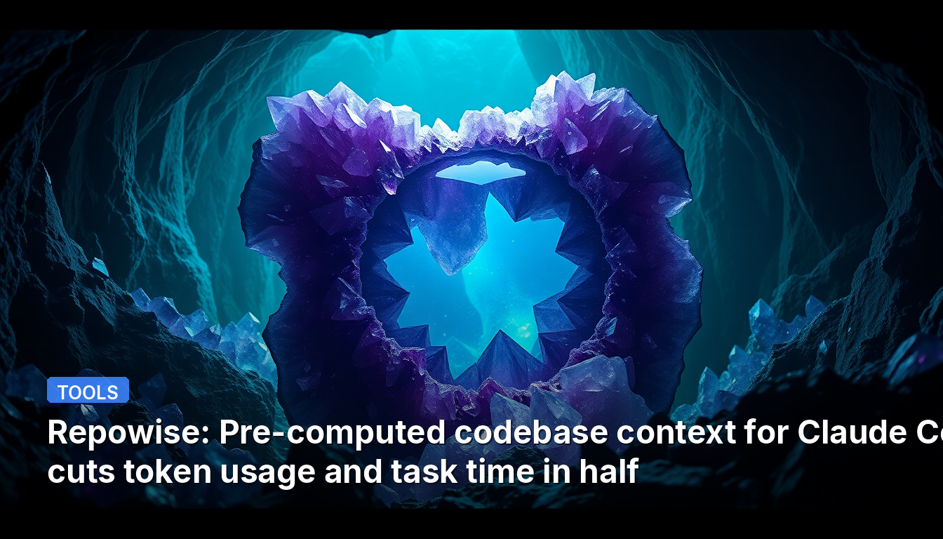 Repowise：Claude Code向けの事前計算されたコードベースコンテキストがトークン使用量とタスク時間を半減