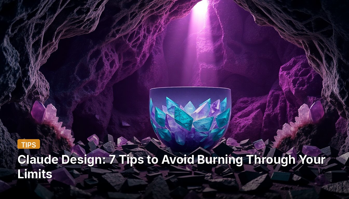 Claude Design: 7 Tips to Avoid Burning Through Your Limits