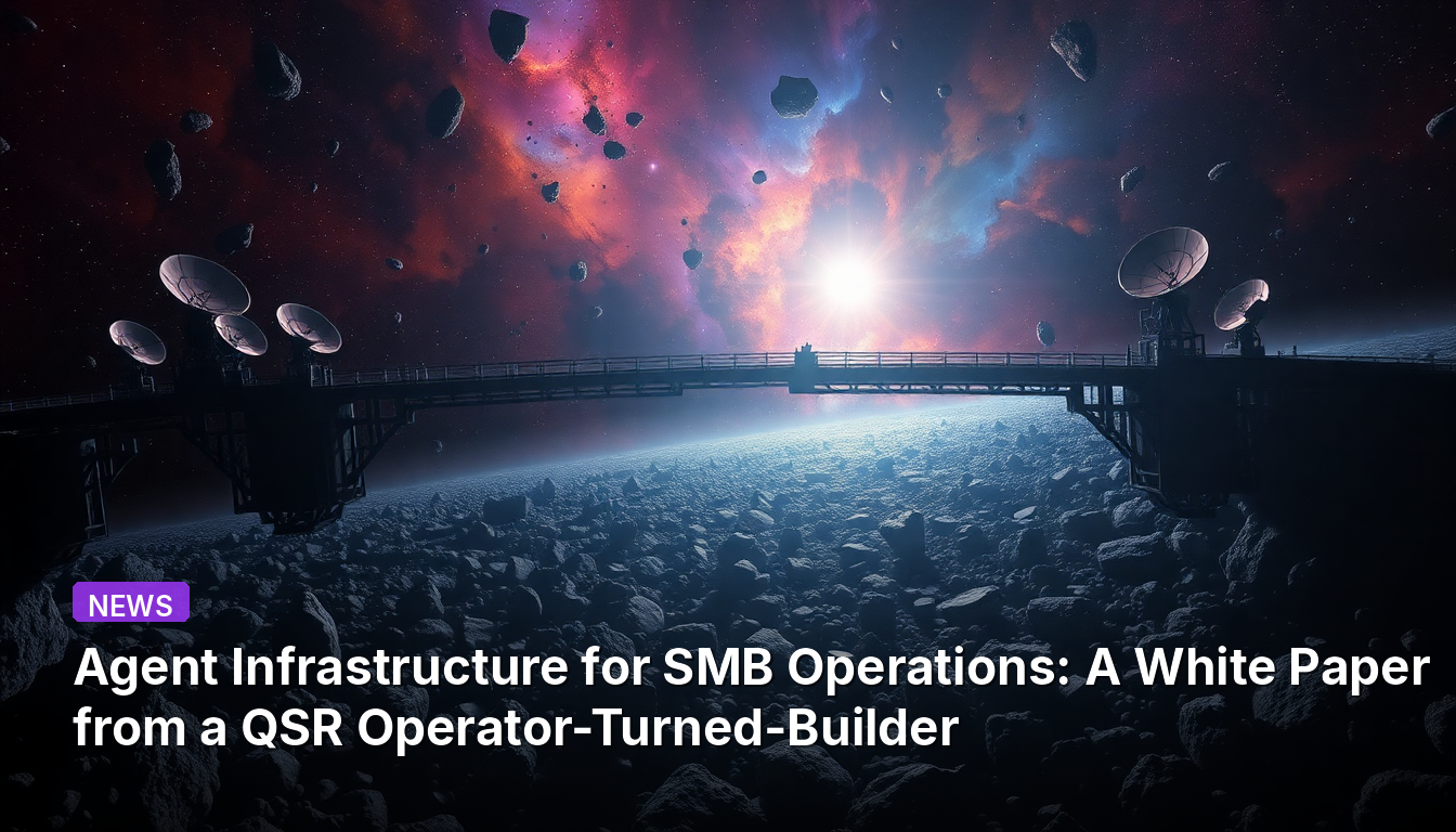 SMB 운영을 위한 에이전트 인프라: QSR 운영자 출신 개발자의 백서