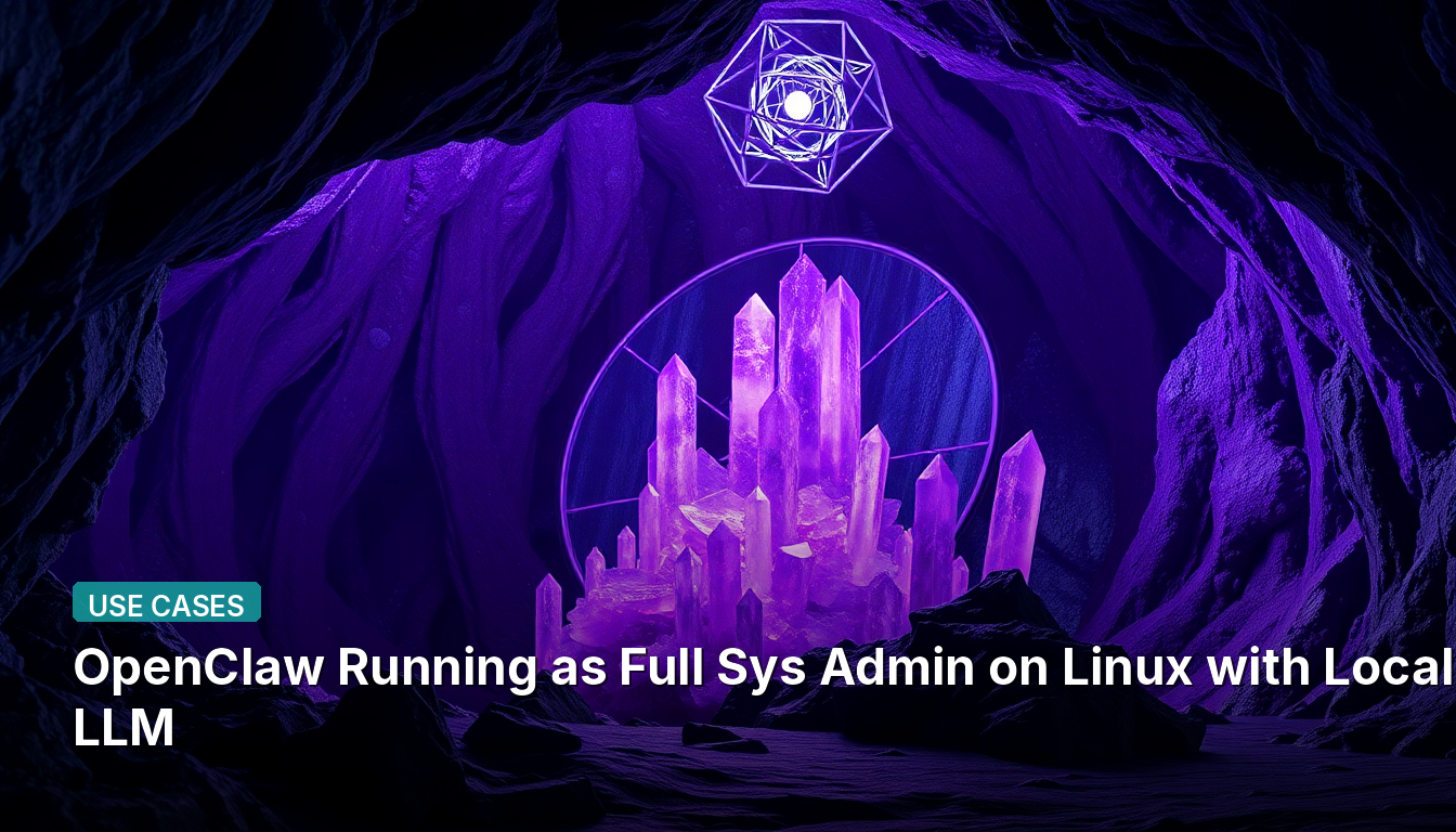 OpenClaw executando como Administrador Completo do Sistema no Linux com LLM Local
