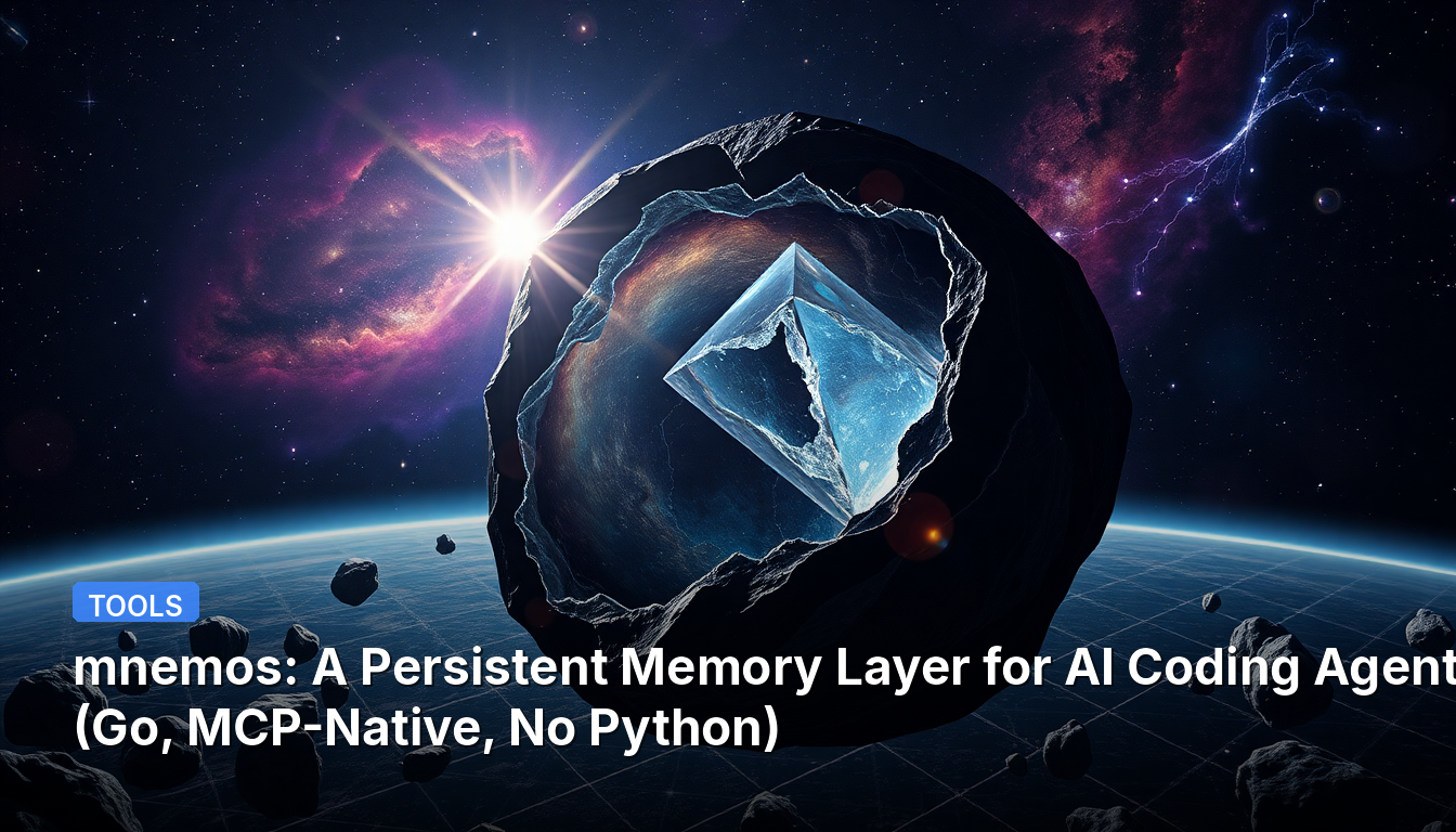 mnemos: Uma Camada de Memória Persistente para Agentes de Codificação de IA (Go, Nativo MCP, Sem Python)