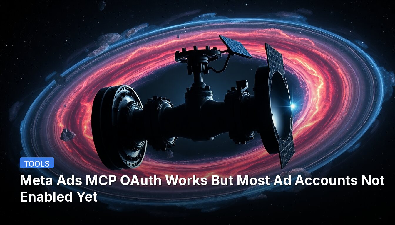 Meta Ads MCP OAuth Works But Most Ad Accounts Not Enabled Yet