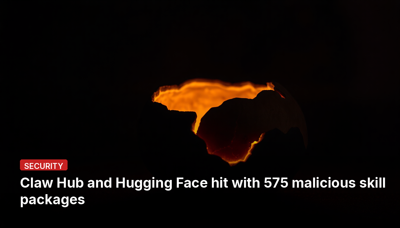 Claw Hub et Hugging Face frappés par 575 packages de compétences malveillants