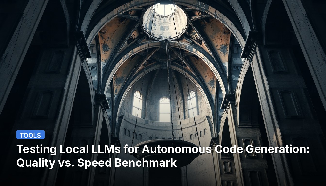 Tester les LLM locaux pour la génération autonome de code : comparatif qualité vs. vitesse