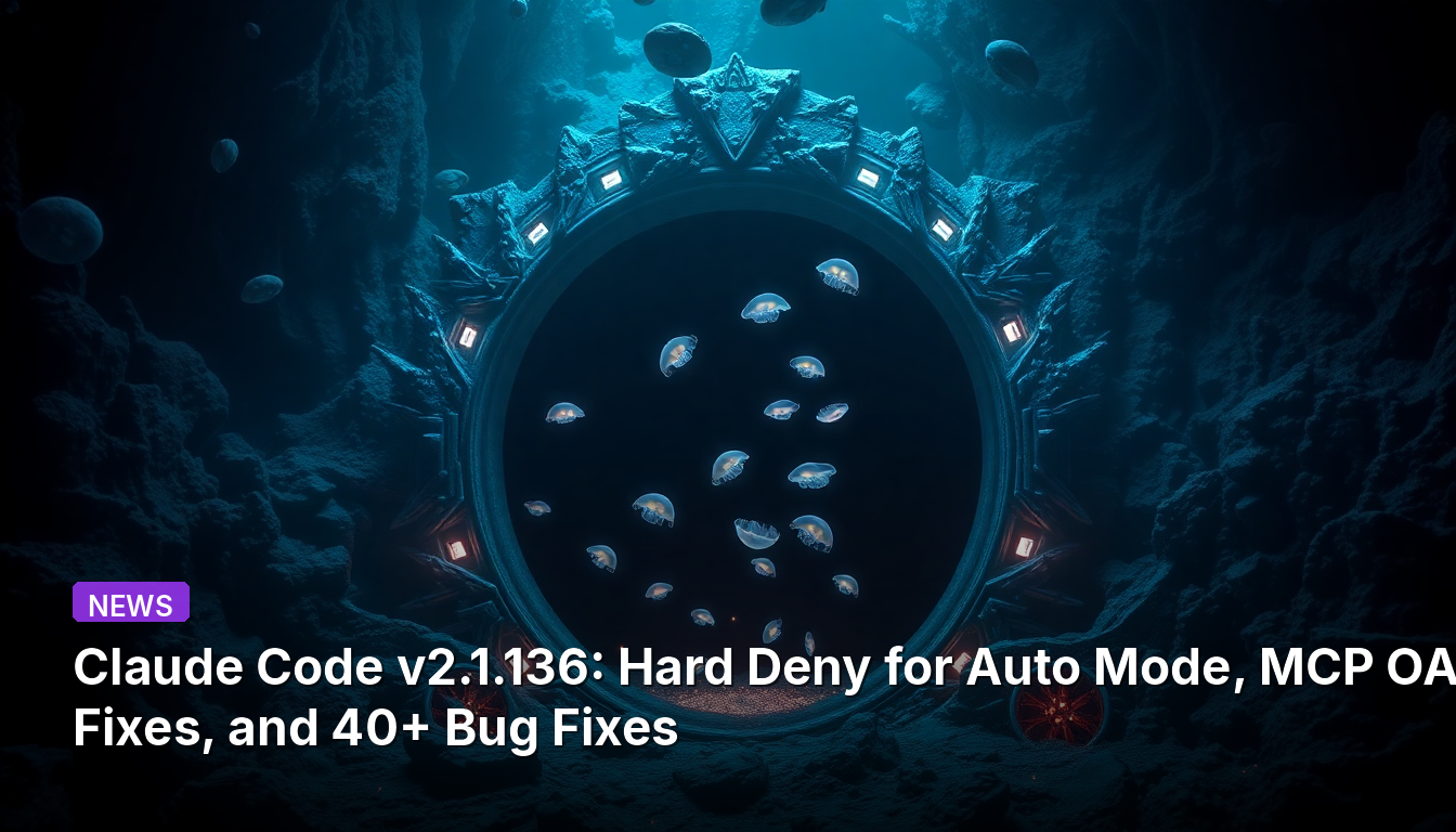 Claude Code v2.1.136: Hard Deny for Auto Mode, MCP OAuth Fixes, and 40+ Bug Fixes