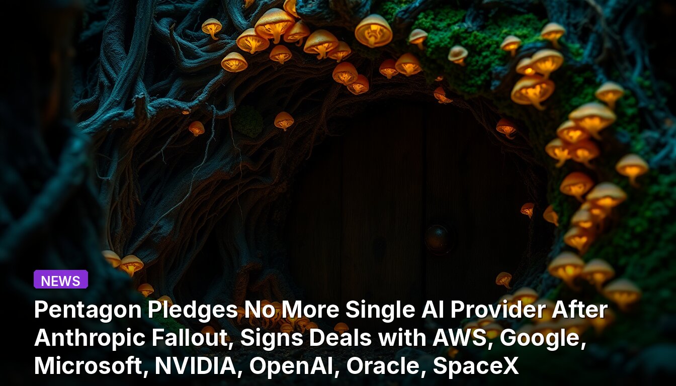 国防総省、Anthropic問題後に単一AI提供業者を避ける方針を表明、AWS、Google、Microsoft、NVIDIA、OpenAI、Oracle、SpaceXとの契約を締結