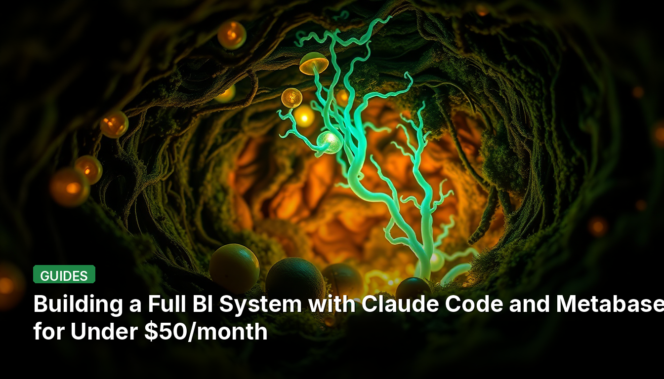 月額50ドル未満でClaude CodeとMetabaseを使った本格的なBIシステム構築