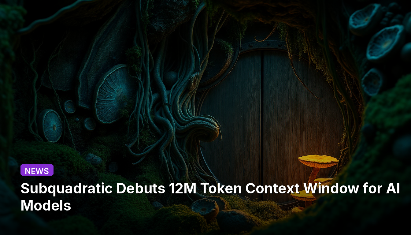 Modelo Subquadratic estreia janela de contexto de 12 milhões de tokens para modelos de IA