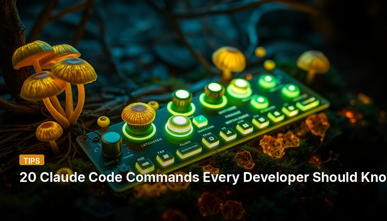 すべての開発者が知っておくべき20のClaude Codeコマンド