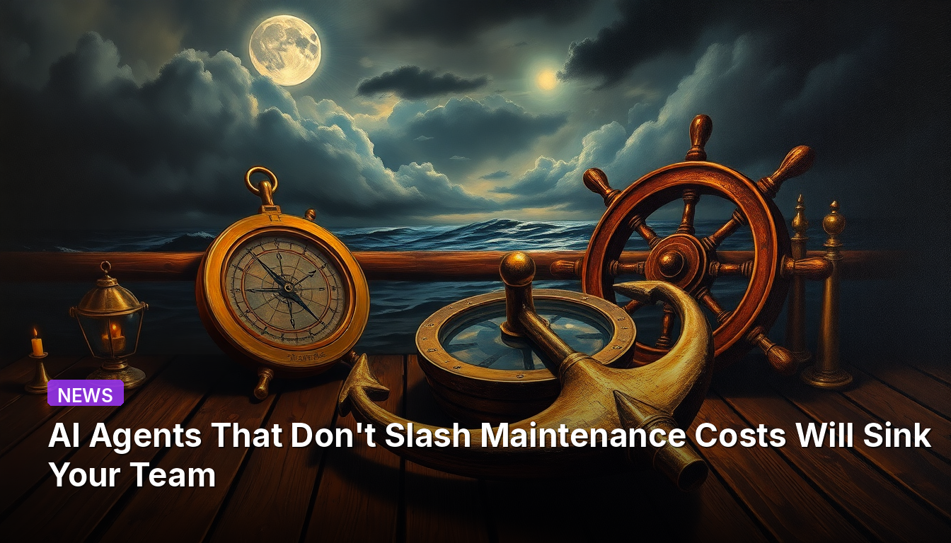AI Agents That Don't Slash Maintenance Costs Will Sink Your Team
