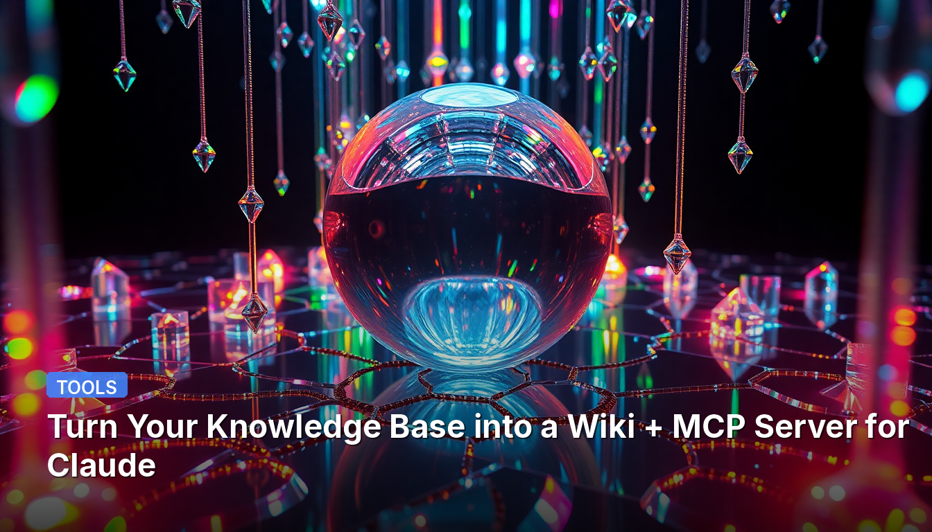 Transforme Sua Base de Conhecimento em um Wiki + Servidor MCP para Claude