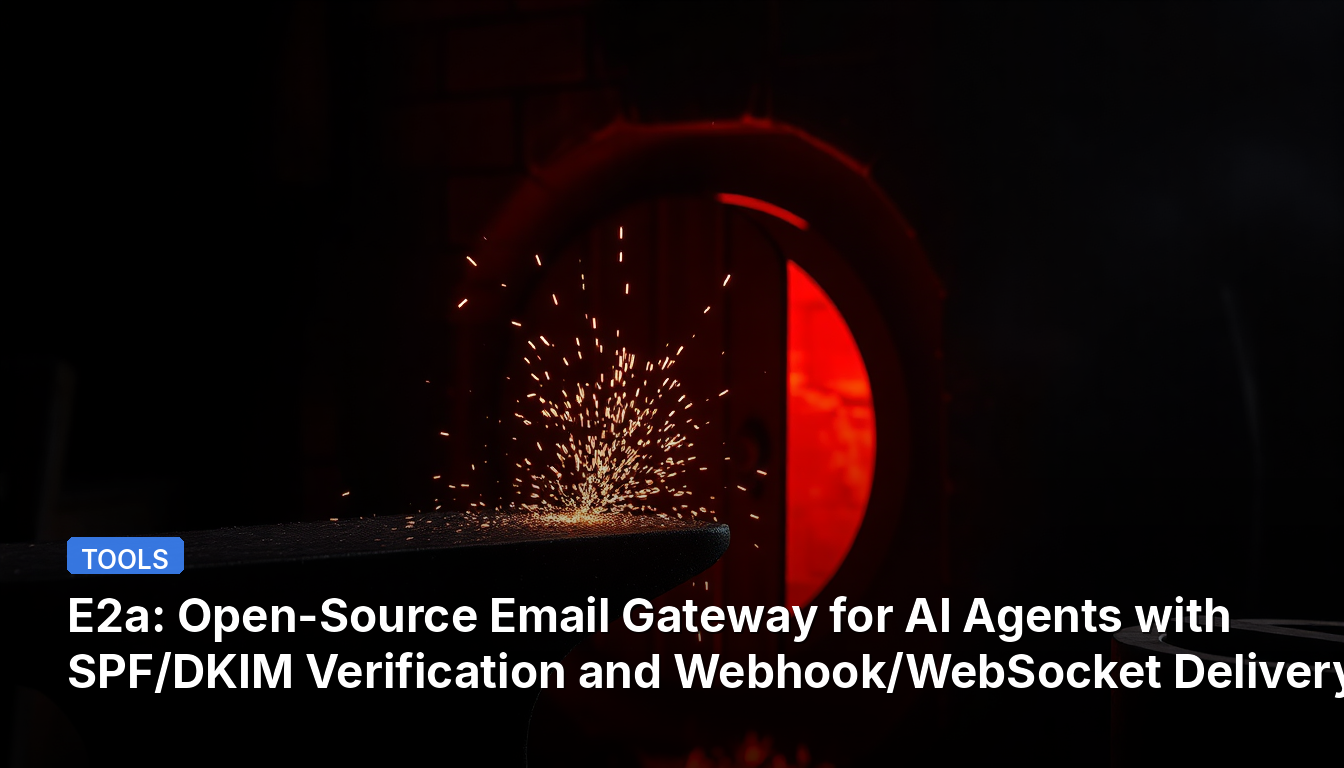 E2a: Gateway de E-mail Open-Source para Agentes de IA com Verificação SPF/DKIM e Entrega via Webhook/WebSocket