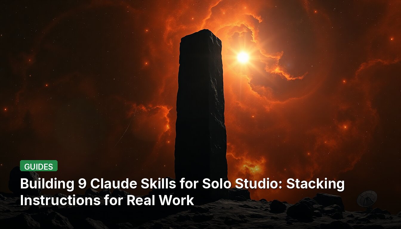 Construindo 9 habilidades do Claude para Estúdio Solo: Instruções de Empilhamento para Trabalho Real