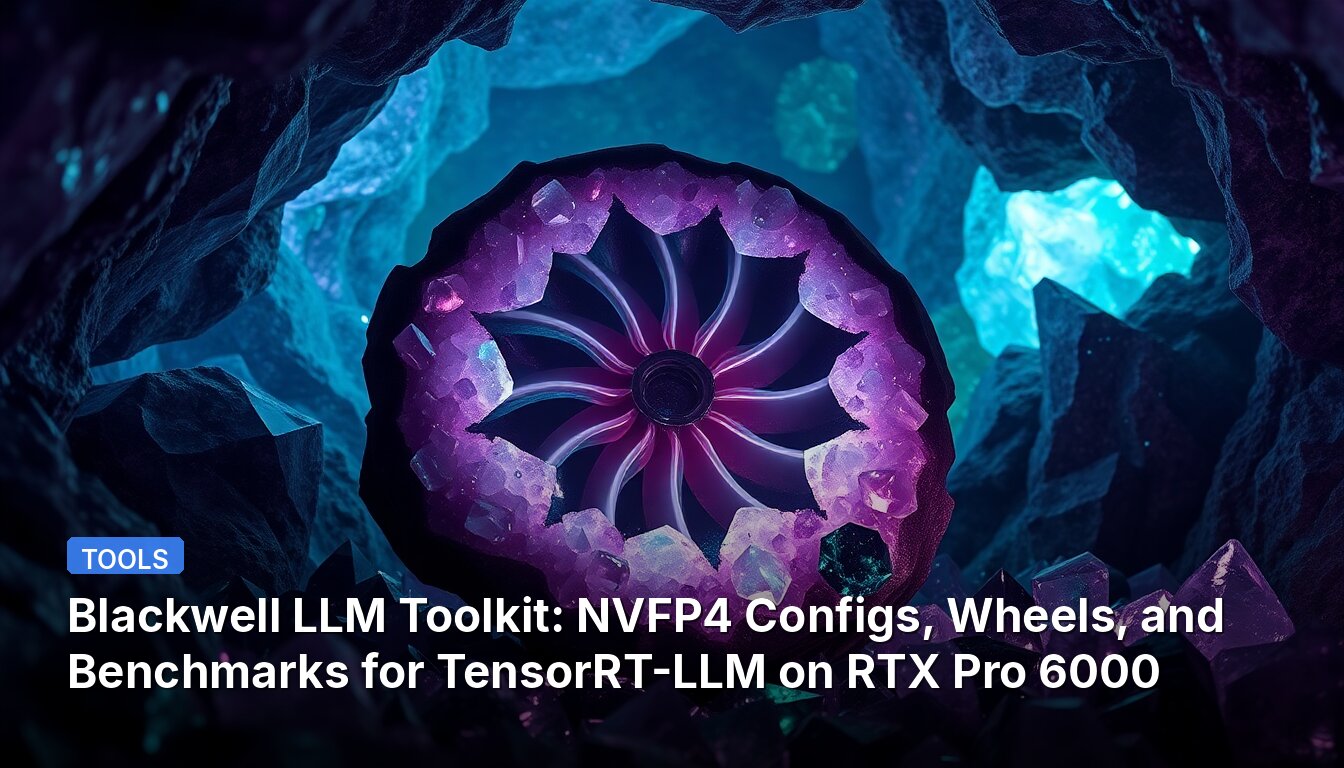 Инструментарий Blackwell LLM: конфиги NVFP4, колёса и бенчмарки для TensorRT-LLM на RTX Pro 6000