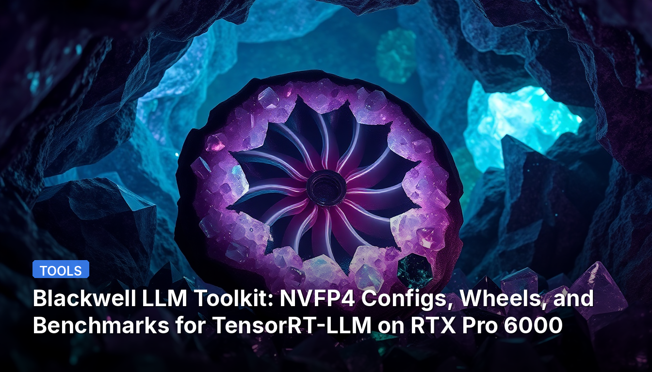 Blackwell LLM 툴킷: RTX Pro 6000에서 TensorRT-LLM을 위한 NVFP4 설정, 휠, 및 벤치마크