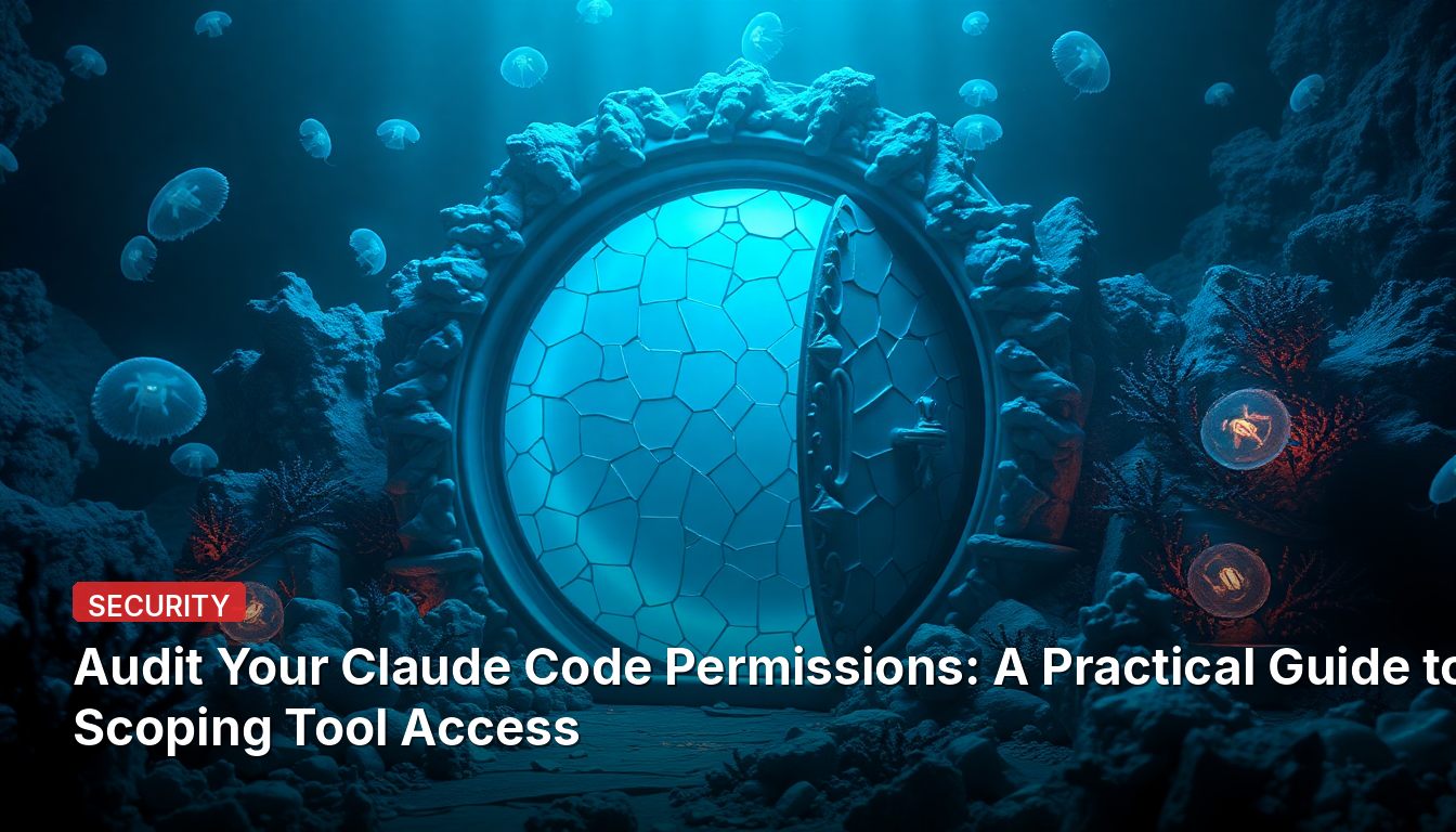 Claude Codeのアクセス権限を監査する：ツールアクセス範囲設定の実践ガイド