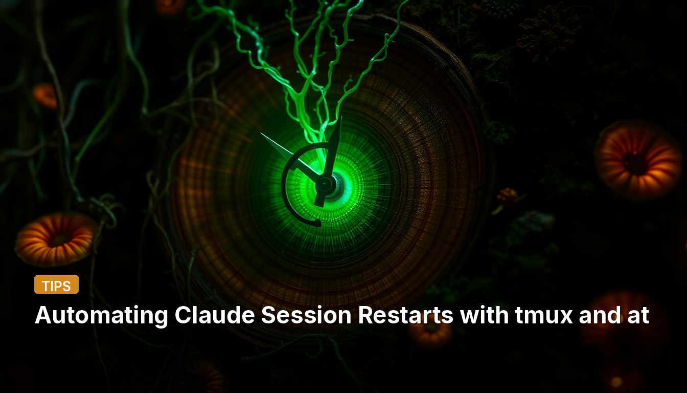 Automatizando Reinícios de Sessão do Claude com tmux e at