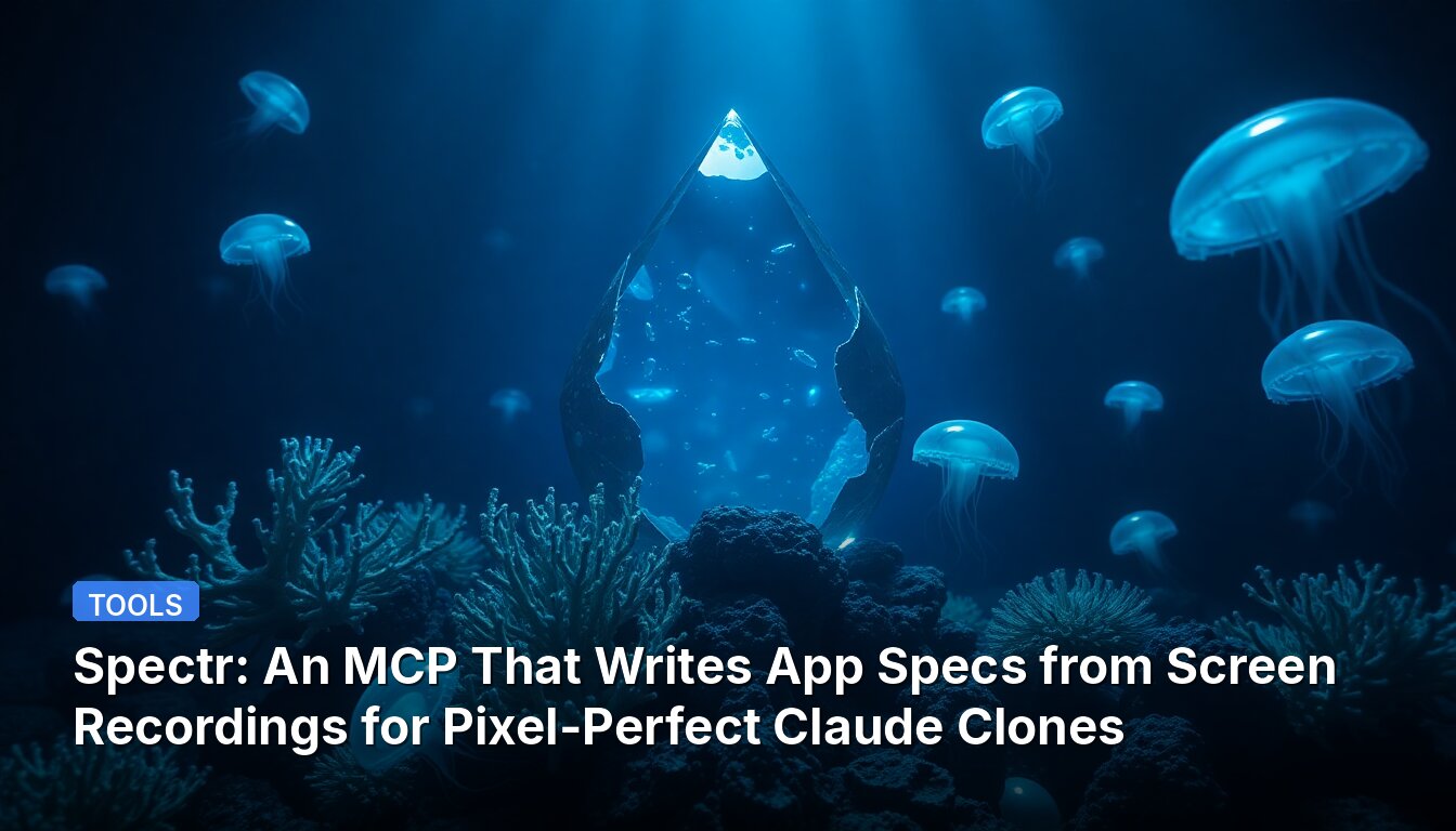Spectr: Um MCP Que Escreve Especificações de Aplicativos a Partir de Gravações de Tela para Clones Pixel-Perfect do Claude