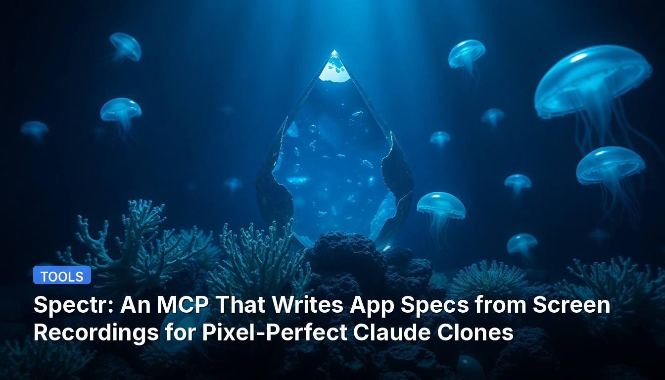 Spectr: Un MCP que escribe especificaciones de aplicaciones a partir de grabaciones de pantalla para clones de Claude perfectos en píxeles