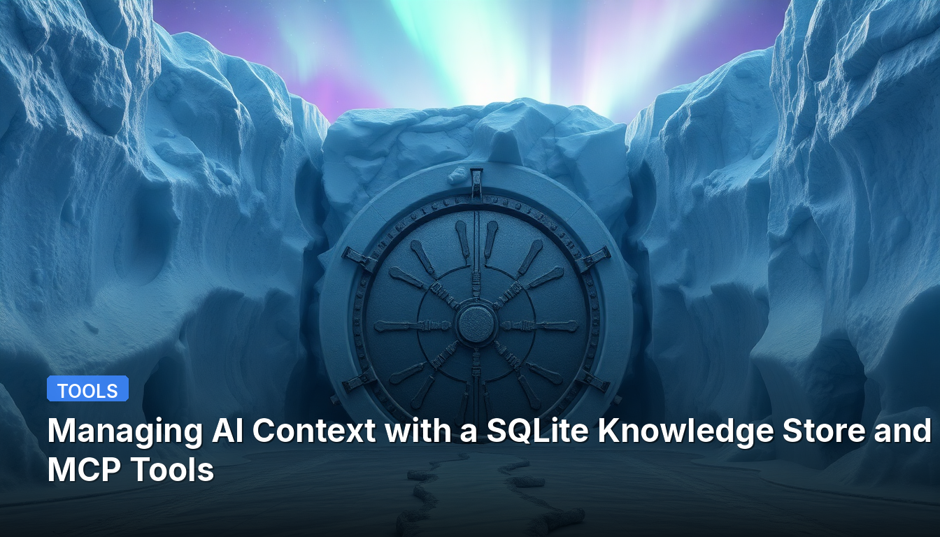 SQLite知識ストアとMCPツールを使用したAIコンテキストの管理