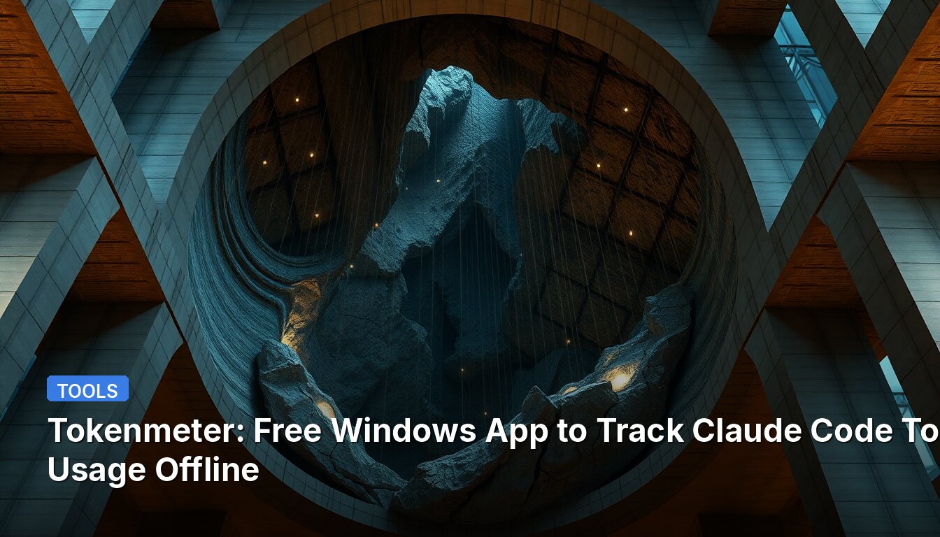 Tokenmeter: Aplicación gratuita de Windows para rastrear el uso de tokens de Claude Code sin conexión